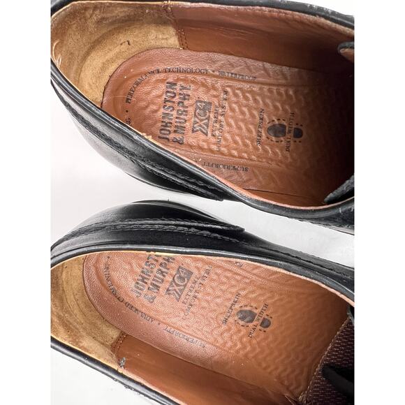 Johnston & Murphy 15-2435 Tabor‎ Run Off Sheepskin Box Toe Dress Shoes 11M - Picture 8 of 10